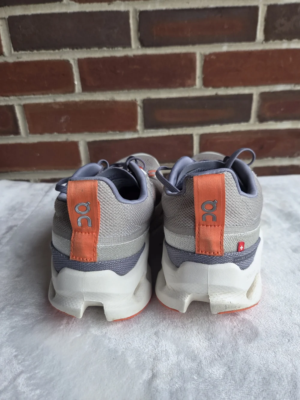 On Running Cloudsurfer Next Men's 11 Gray Orange Running Shoes EU 45 Road Sneake